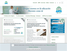 Tablet Screenshot of anpecanarias.com